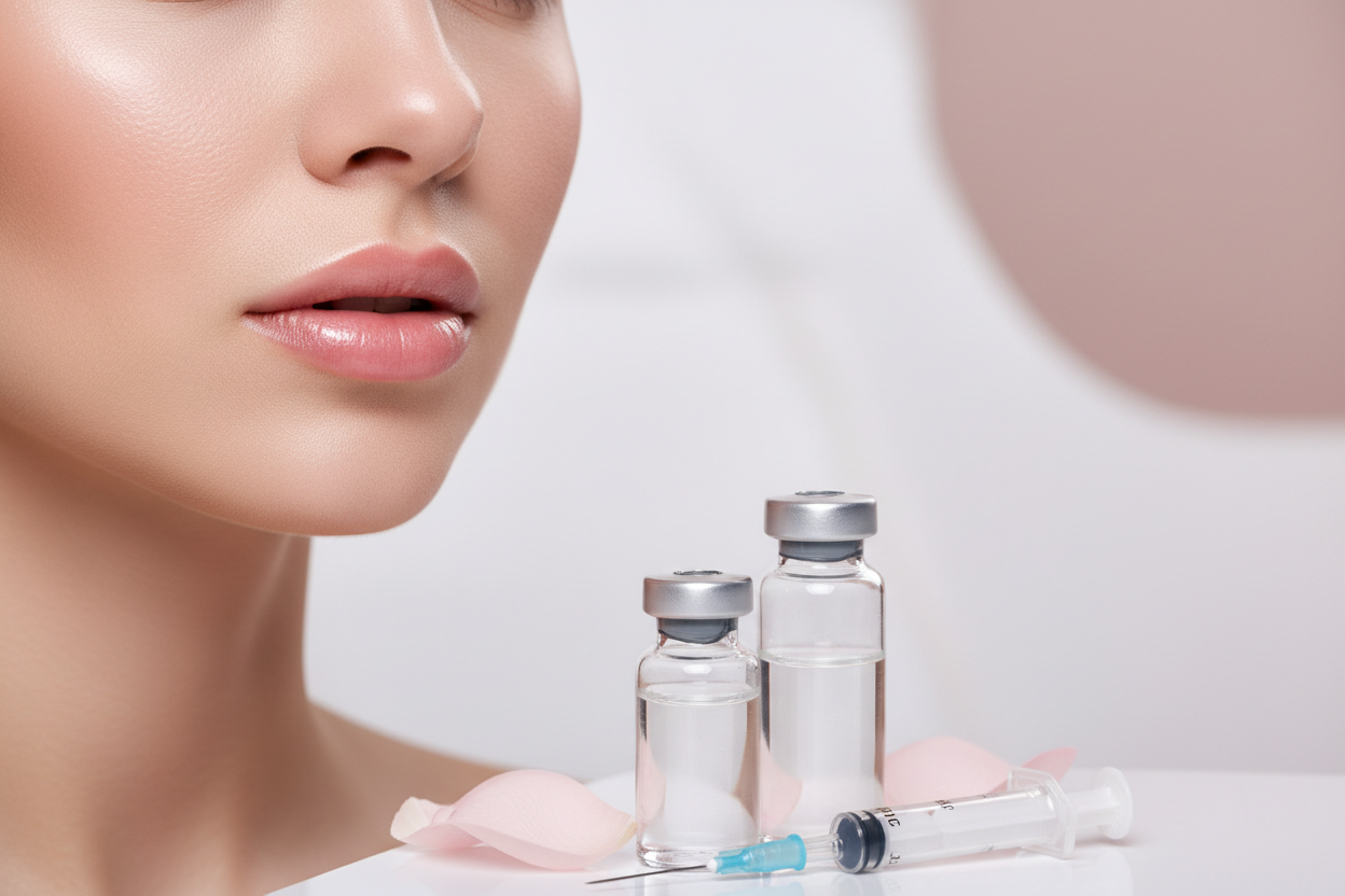 Acid hialuronic și fillere: volum și contur natural pentru buze, pomeți și maxilar